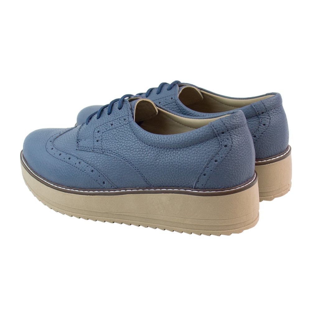 OXFORD PLATAFORMA MUJER CORELLI MIA ACERO - 3