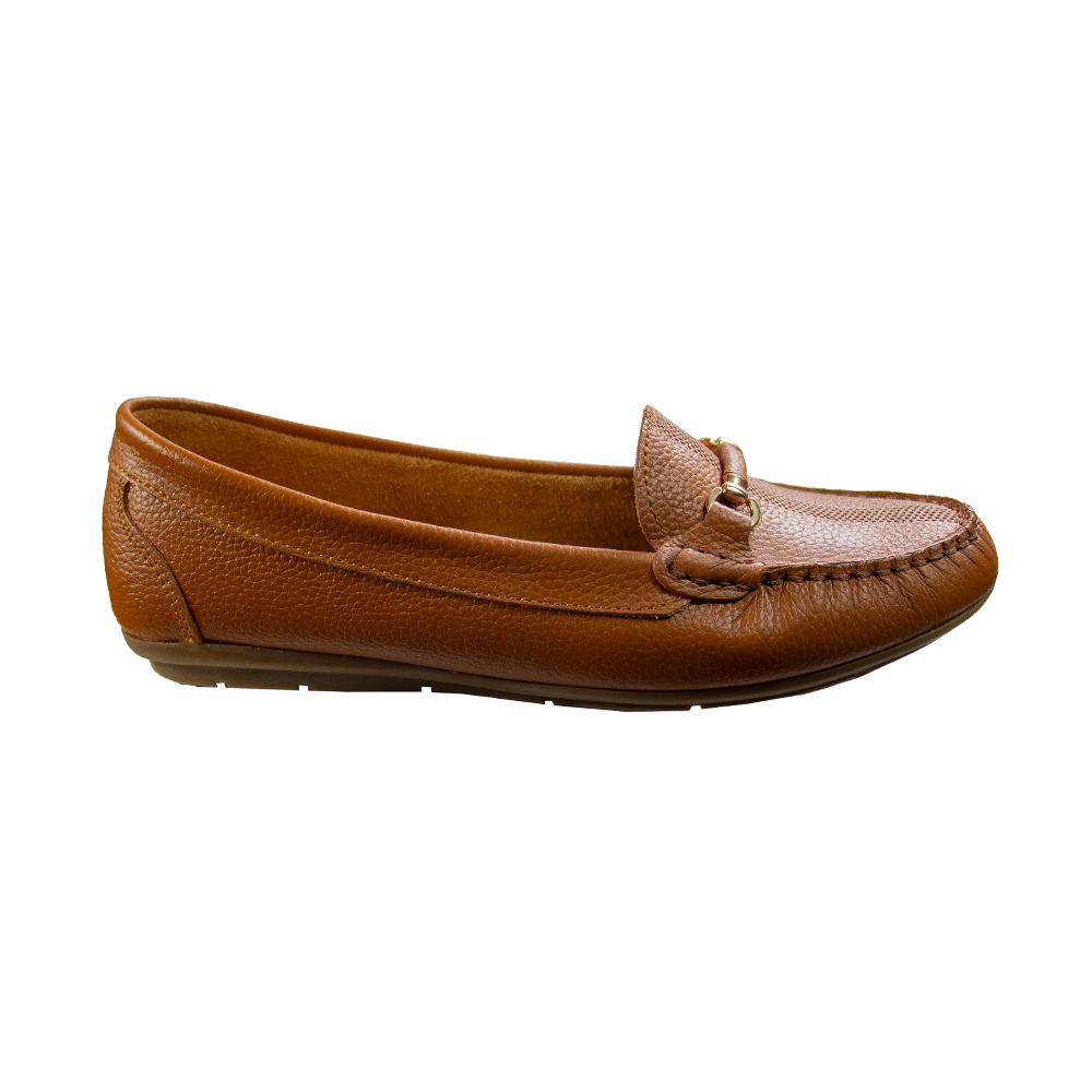 MOCASIN CHATO MUJER CORELLI SARA II CUERO COBRE - 5