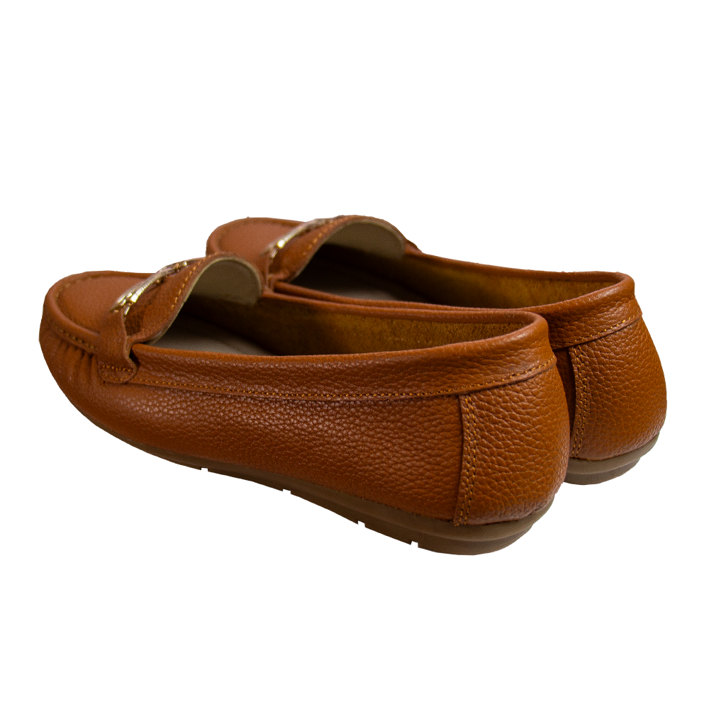 MOCASIN CHATO MUJER CORELLI THAIS CUERO NATURAL - 6