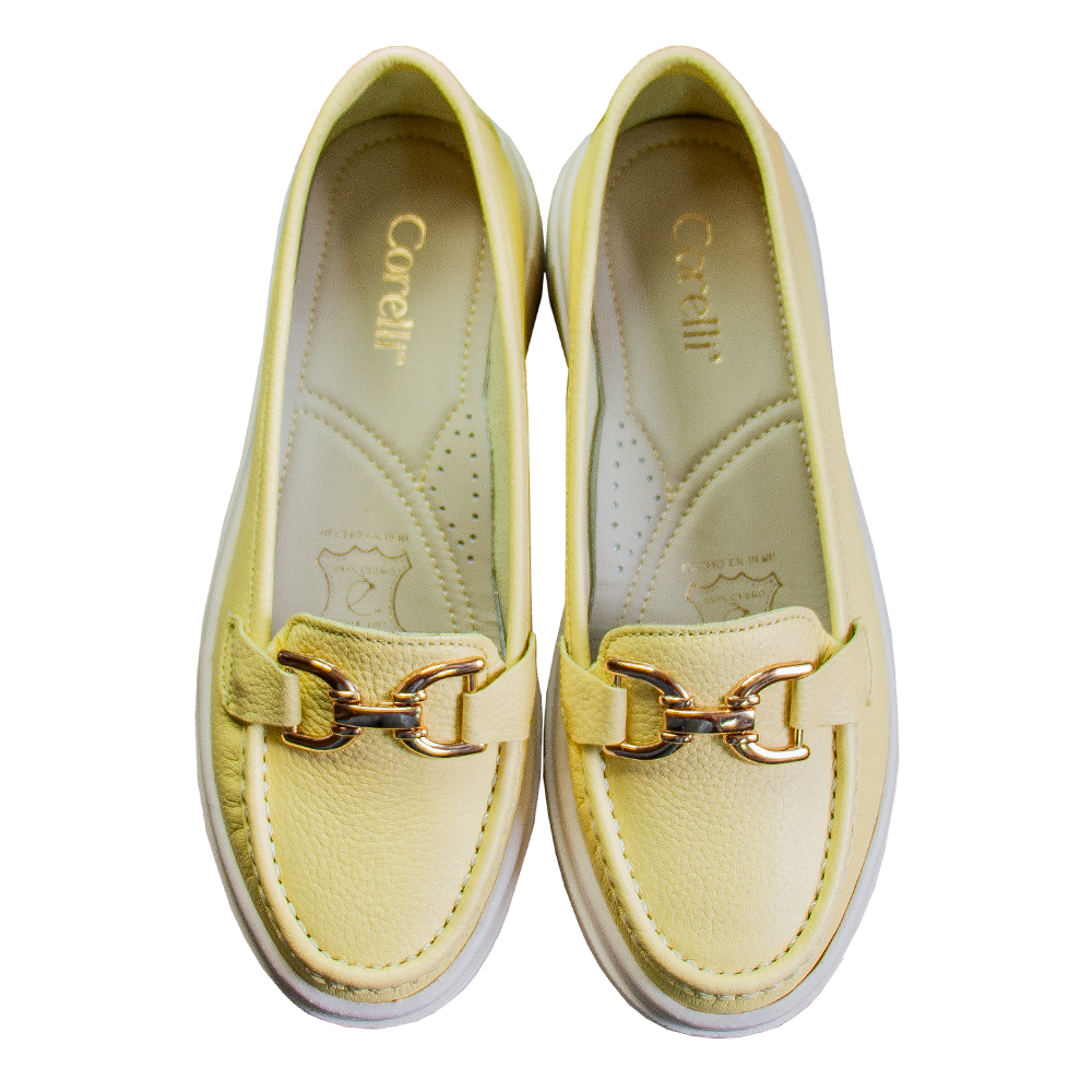 MOCASIN PLATAFORMA MUJER CORELLI GIANELLA CUERO MANTEQUILLA - 6