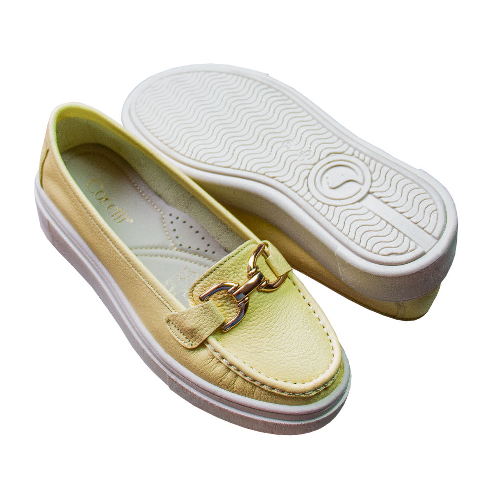 MOCASIN PLATAFORMA MUJER CORELLI GIANELLA CUERO MANTEQUILLA - 7