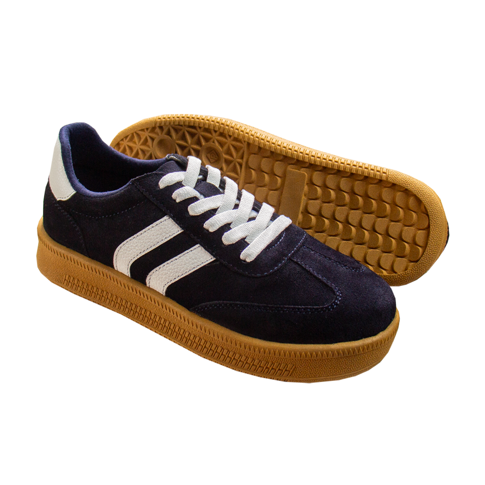 ZAPATILLA PLATAFORMA MUJER CORELLI SIENA GAMUZÓN AZUL - 3