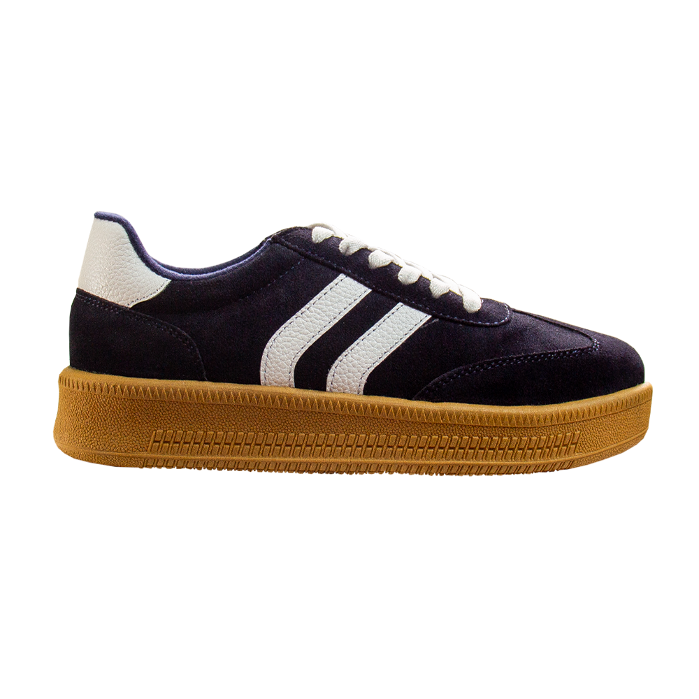 ZAPATILLA PLATAFORMA MUJER CORELLI SIENA GAMUZÓN AZUL - 4