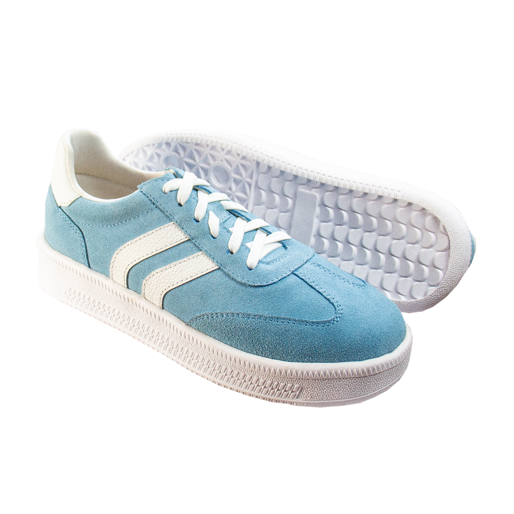 ZAPATILLA PLATAFORMA MUJER CORELLI SIENA GAMUZÓN CELESTE - 3