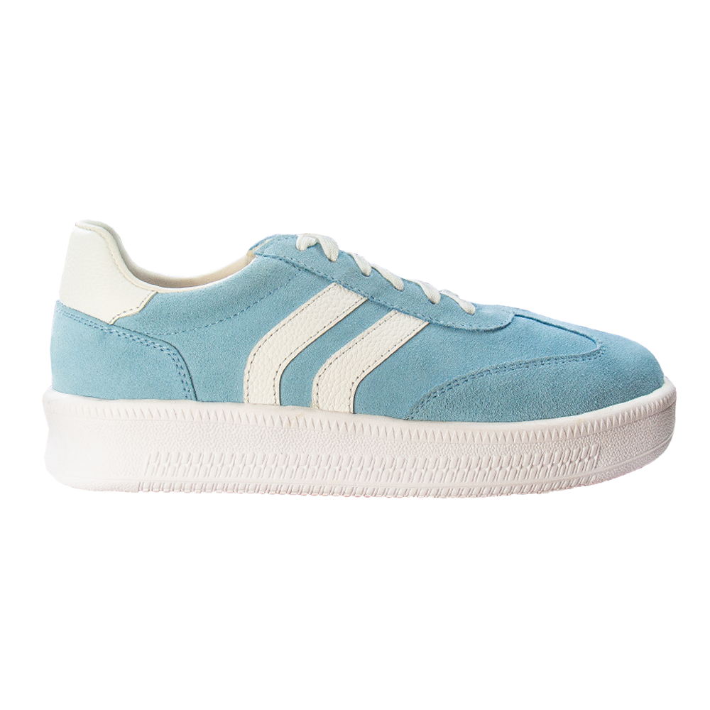 ZAPATILLA PLATAFORMA MUJER CORELLI SIENA GAMUZÓN CELESTE - 4