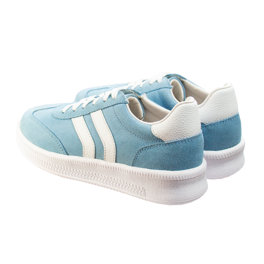 ZAPATILLA PLATAFORMA MUJER CORELLI SIENA GAMUZÓN CELESTE - 5