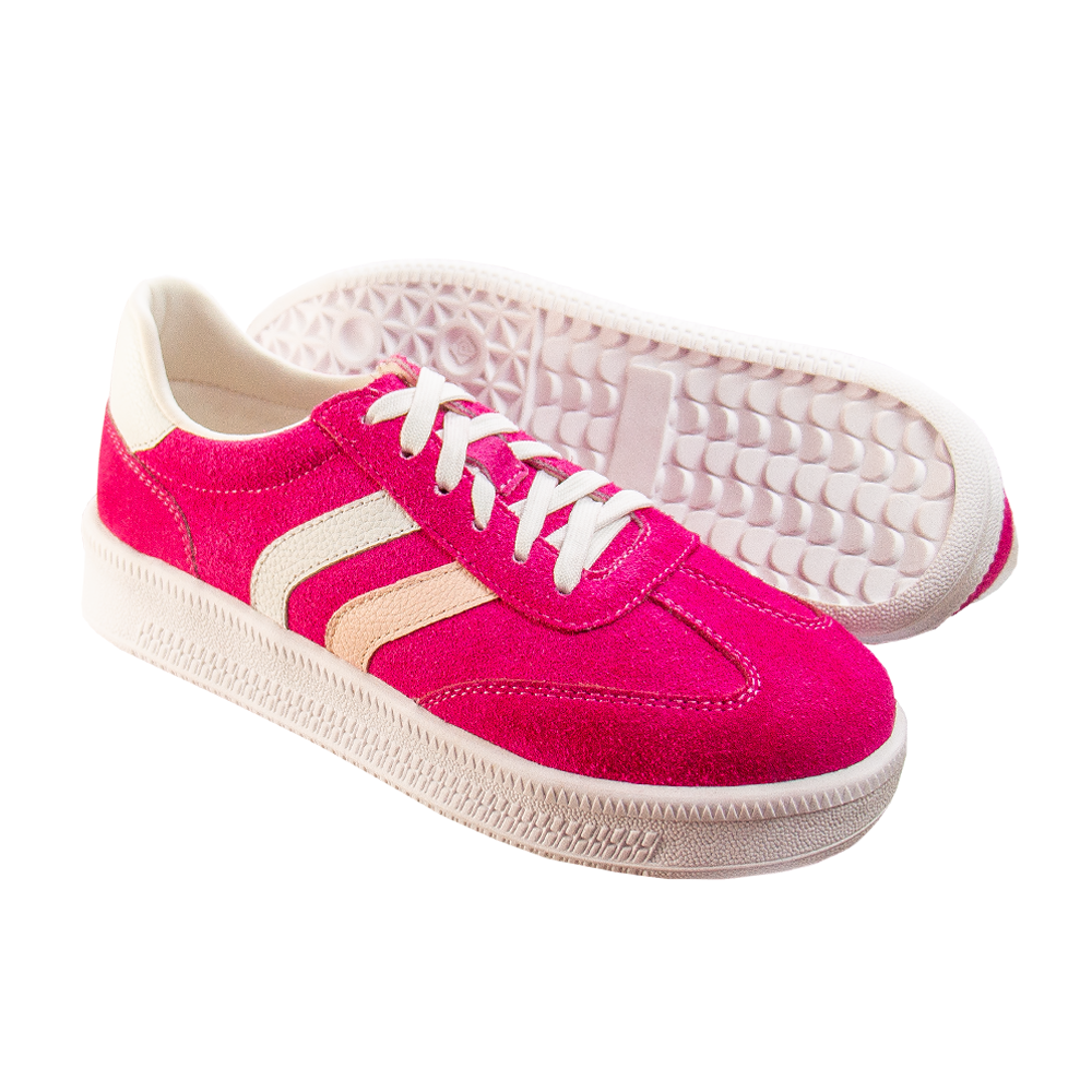 ZAPATILLA PLATAFORMA MUJER CORELLI SIENA GAMUZÓN FUCSIA - 4