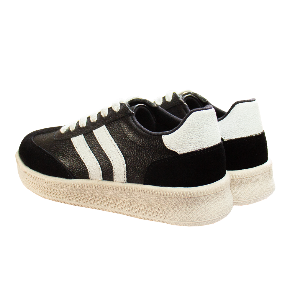 ZAPATILLA PLATAFORMA MUJER CORELLI SIENA GAMUZÓN CUERO NEGRO - 5