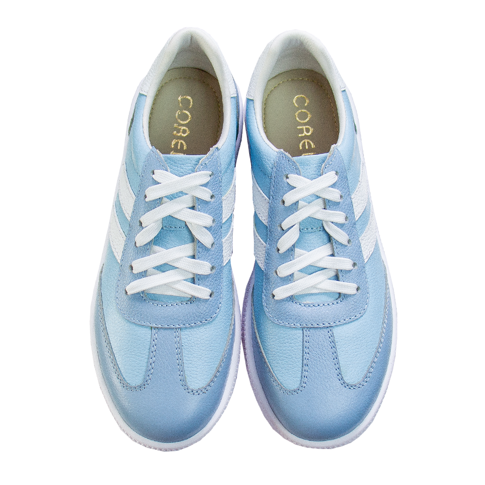 ZAPATILLA PLATAFORMA MUJER CORELLI SIENA CUERO OCEANO CIELO - 1