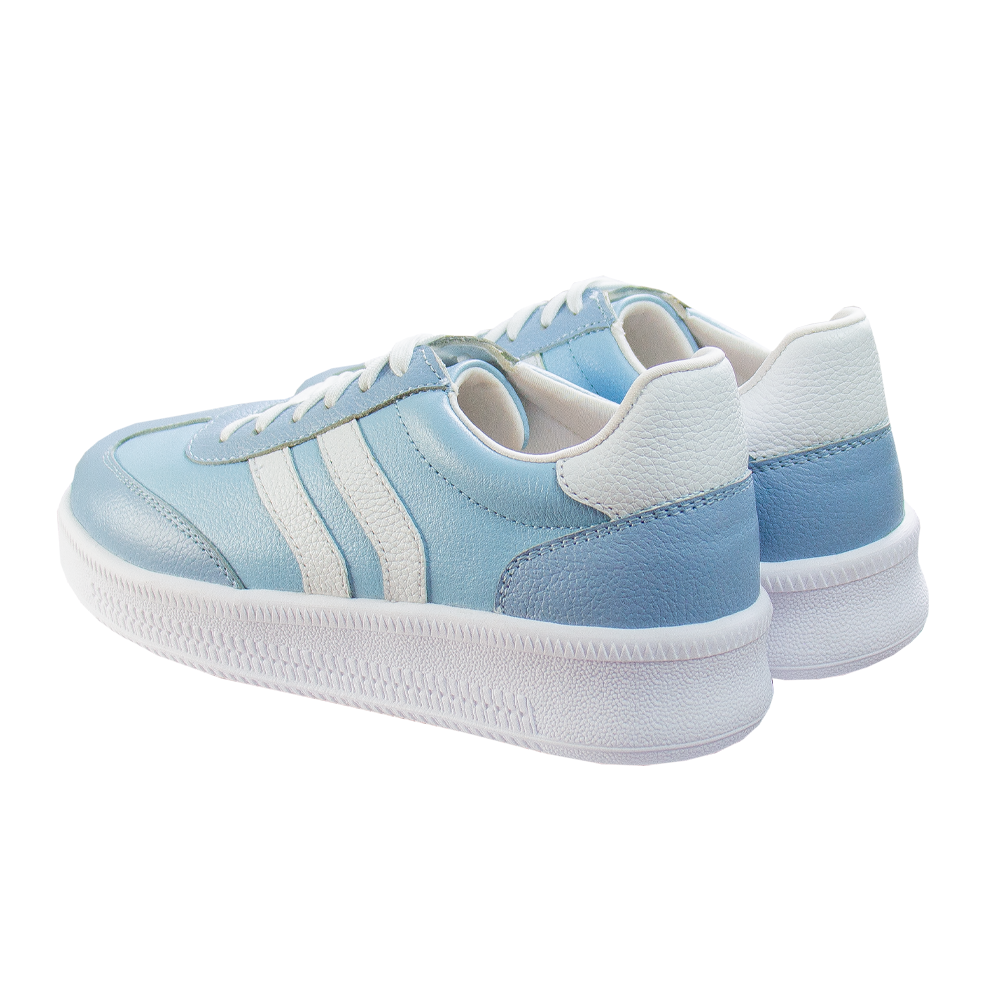 ZAPATILLA PLATAFORMA MUJER CORELLI SIENA CUERO OCEANO CIELO - 3
