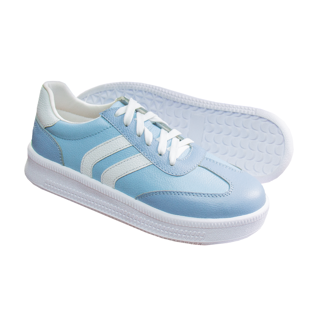 ZAPATILLA PLATAFORMA MUJER CORELLI SIENA CUERO OCEANO CIELO - 4