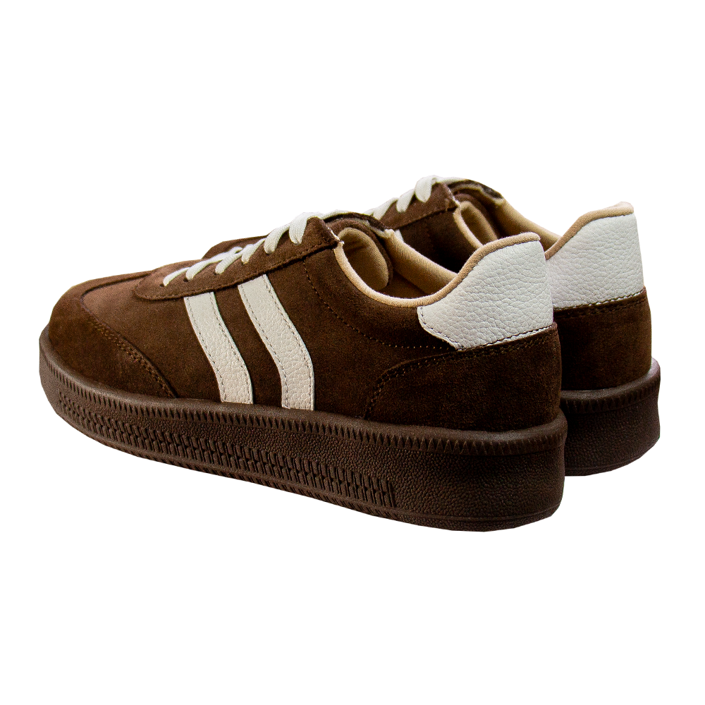 ZAPATILLA PLATAFORMA MUJER CORELLI SIENA GAMUZÓN MARRÓN - 5