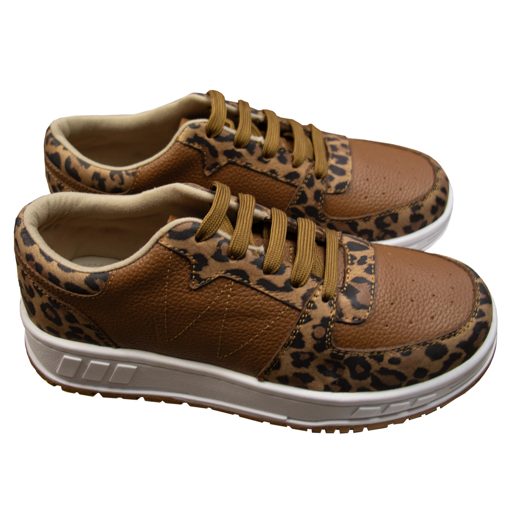 ZAPATILLA PLATAFORMA MUJER CORELLI LEONA CUERO PRINT - 1