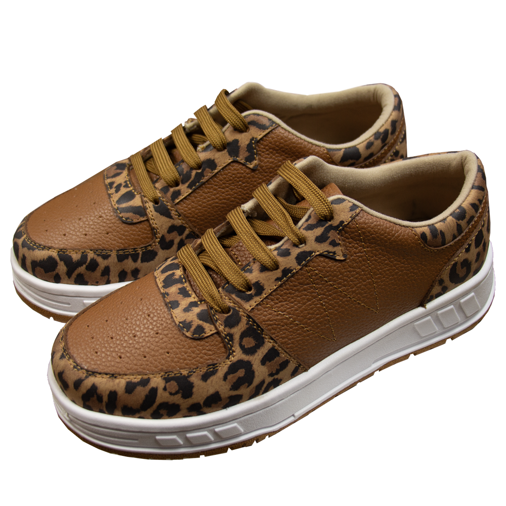 ZAPATILLA PLATAFORMA MUJER CORELLI LEONA CUERO PRINT - 5