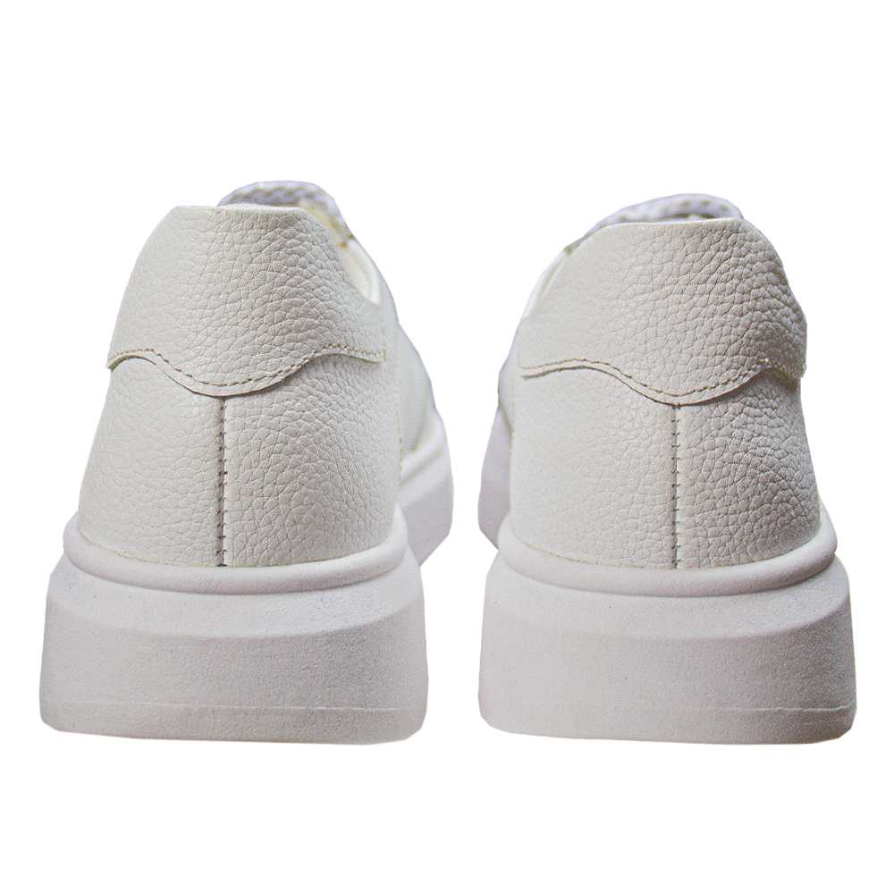 ZAPATILLA PLATAFORMA MUJER CORELLI LEONA CUERO BLANCO - 4
