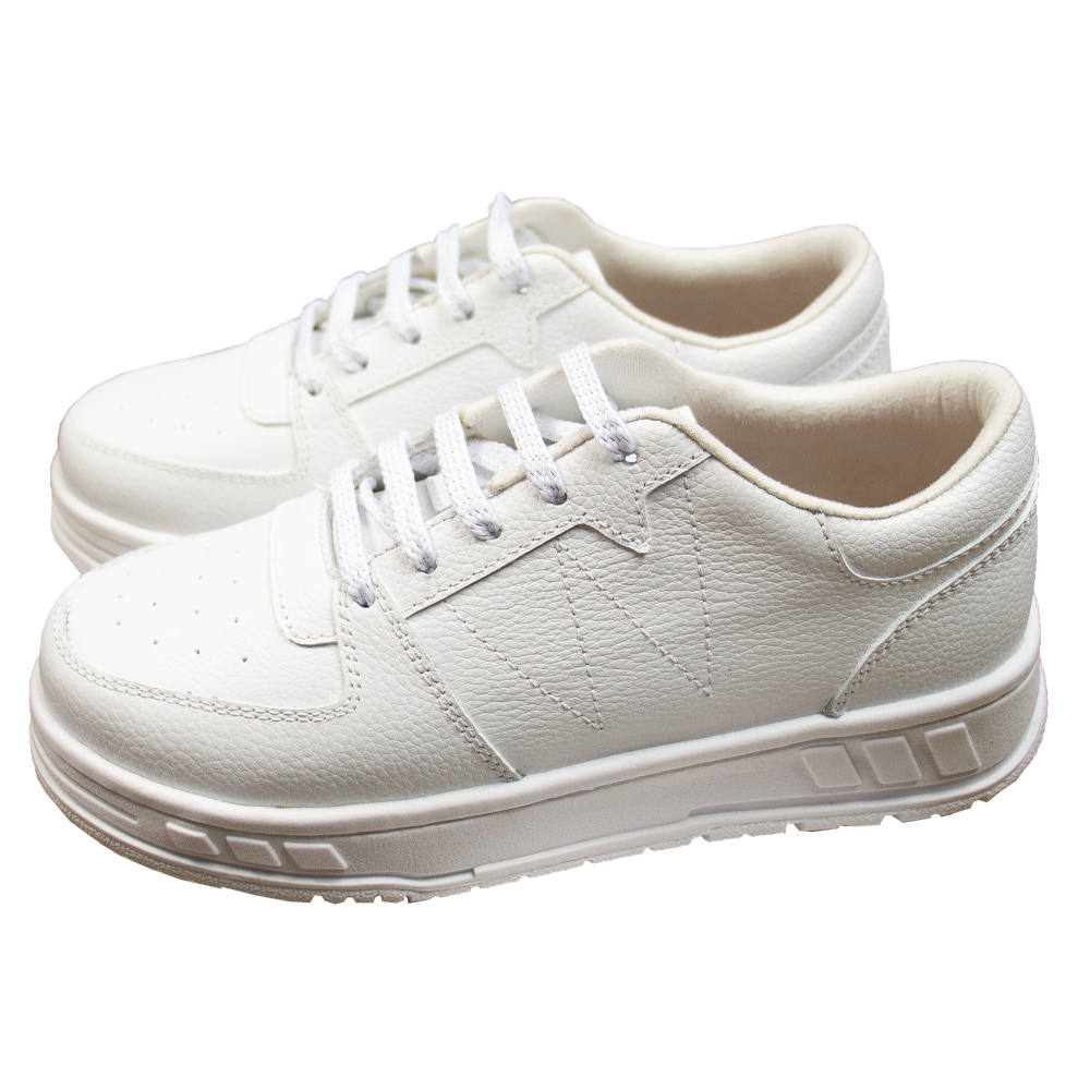 ZAPATILLA PLATAFORMA MUJER CORELLI LEONA CUERO BLANCO - 6