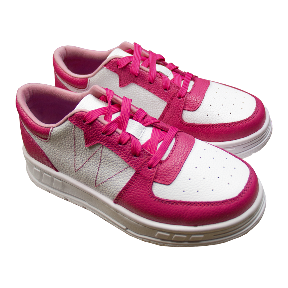 ZAPATILLA PLATAFORMA MUJER CORELLI LEONA CUERO FUCSIA - 1