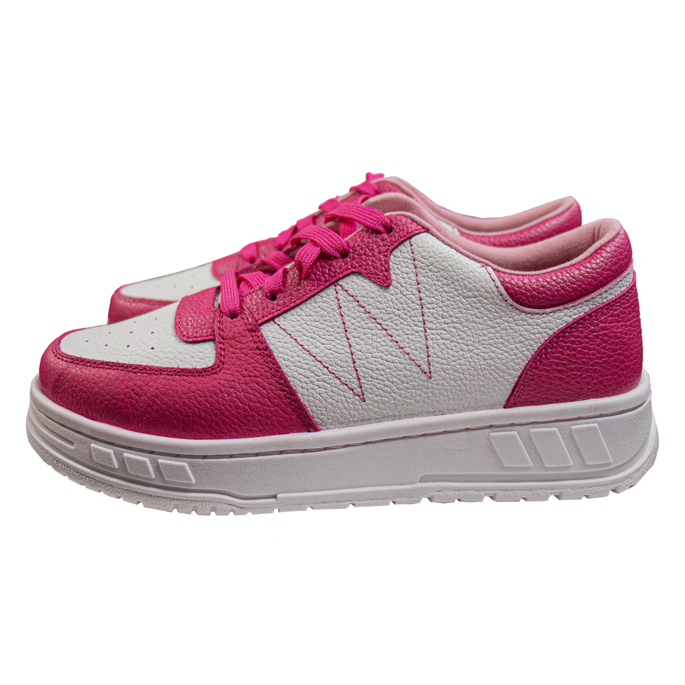 ZAPATILLA PLATAFORMA MUJER CORELLI LEONA CUERO FUCSIA - 4