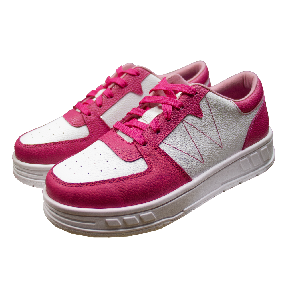 ZAPATILLA PLATAFORMA MUJER CORELLI LEONA CUERO FUCSIA - 6
