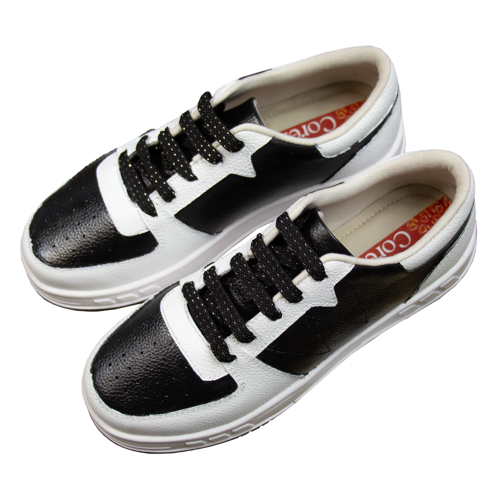 ZAPATILLA PLATAFORMA MUJER CORELLI LEONA CUERO NEGRO - 6