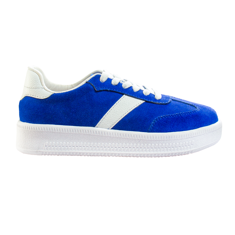 ZAPATILLA PLATAFORMA MUJER CORELLI TERRA GAMUZÓN AZULINO - 3