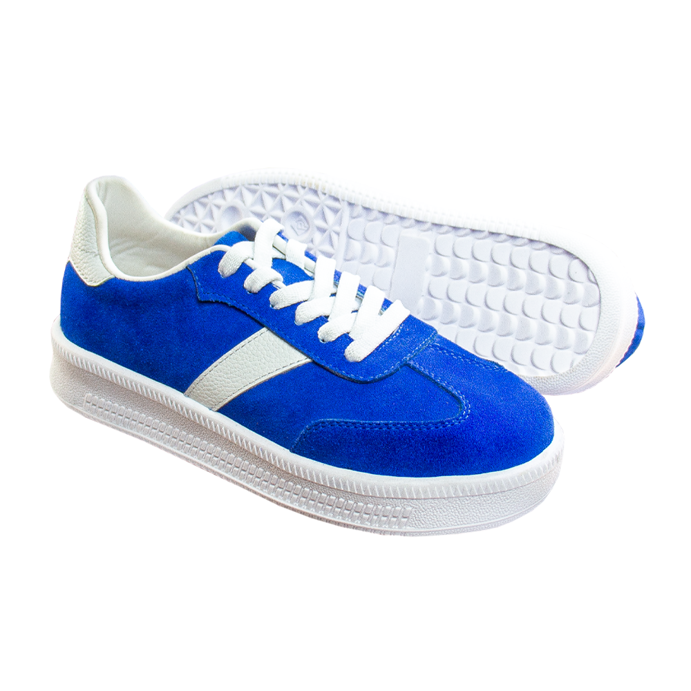 ZAPATILLA PLATAFORMA MUJER CORELLI TERRA GAMUZÓN AZULINO - 4