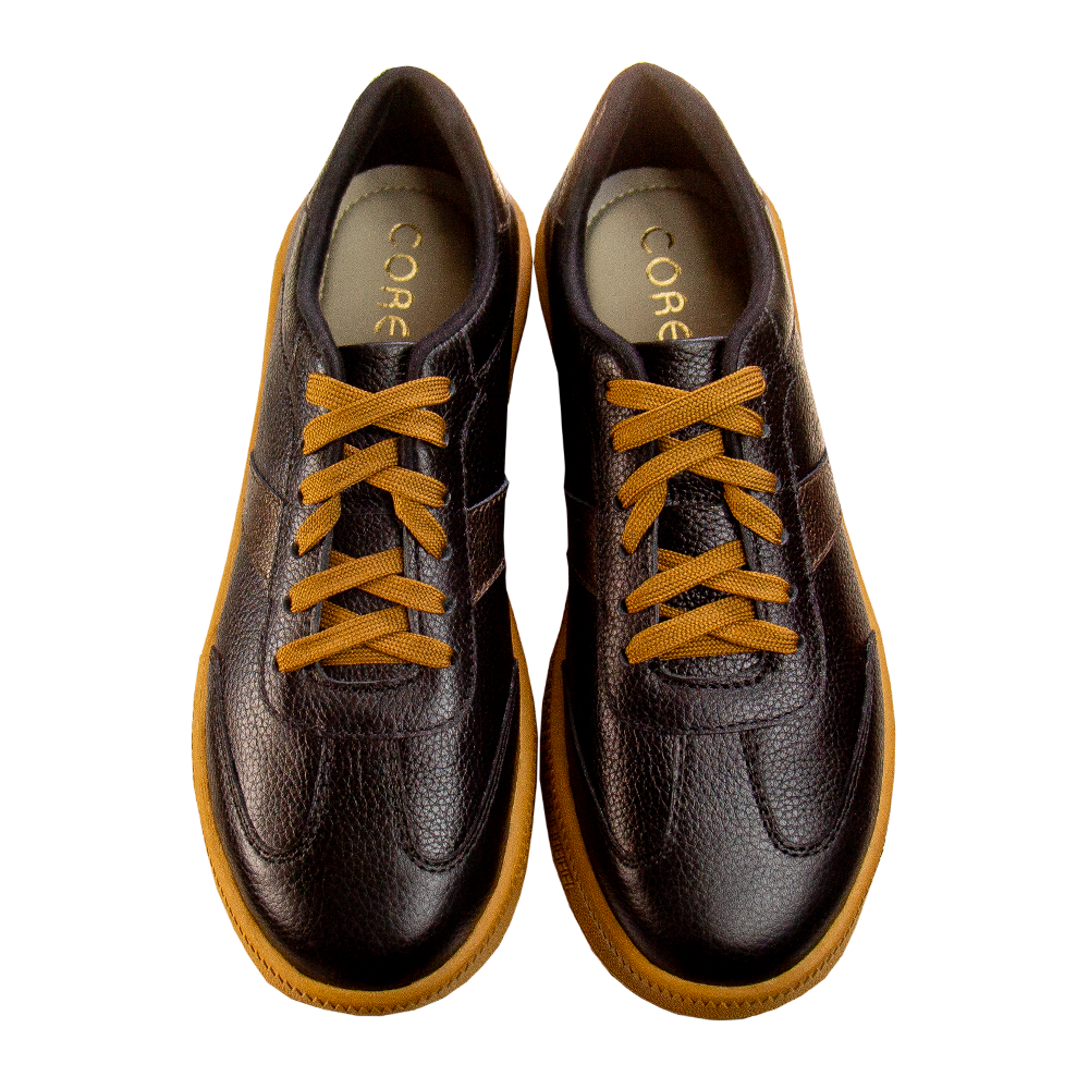 ZAPATILLA PLATAFORMA MUJER CORELLI TERRA CUERO NEGRO - 1