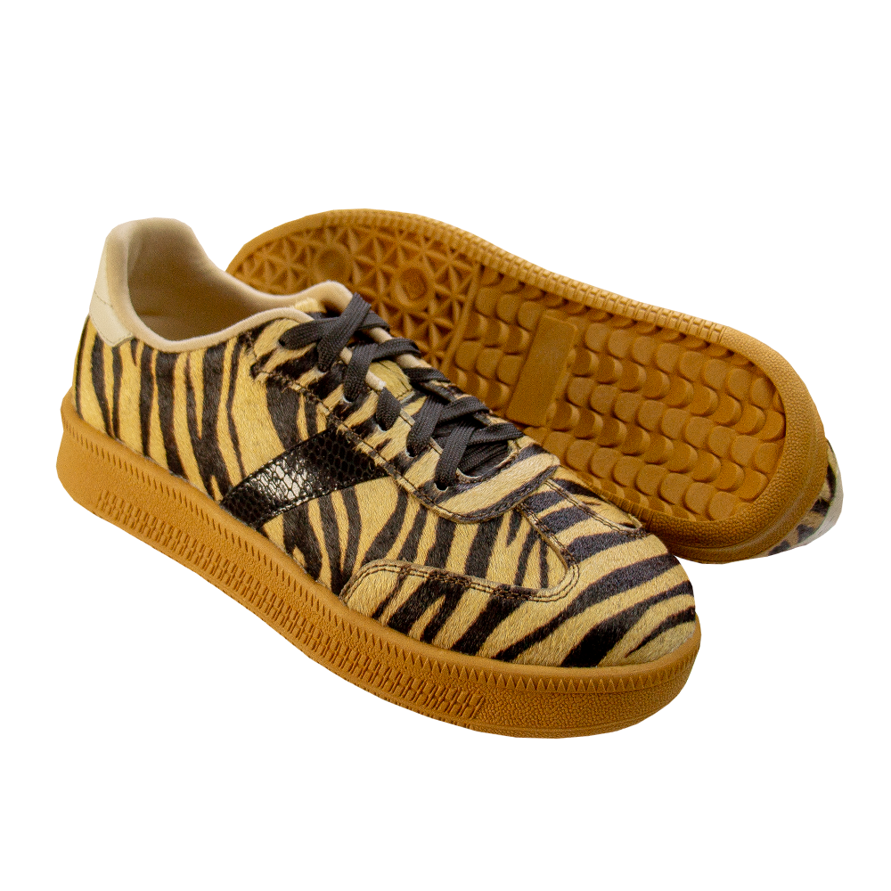 ZAPATILLA PLATAFORMA MUJER CORELLI TIGRESA CUERO PELOS TIGRESA - 4