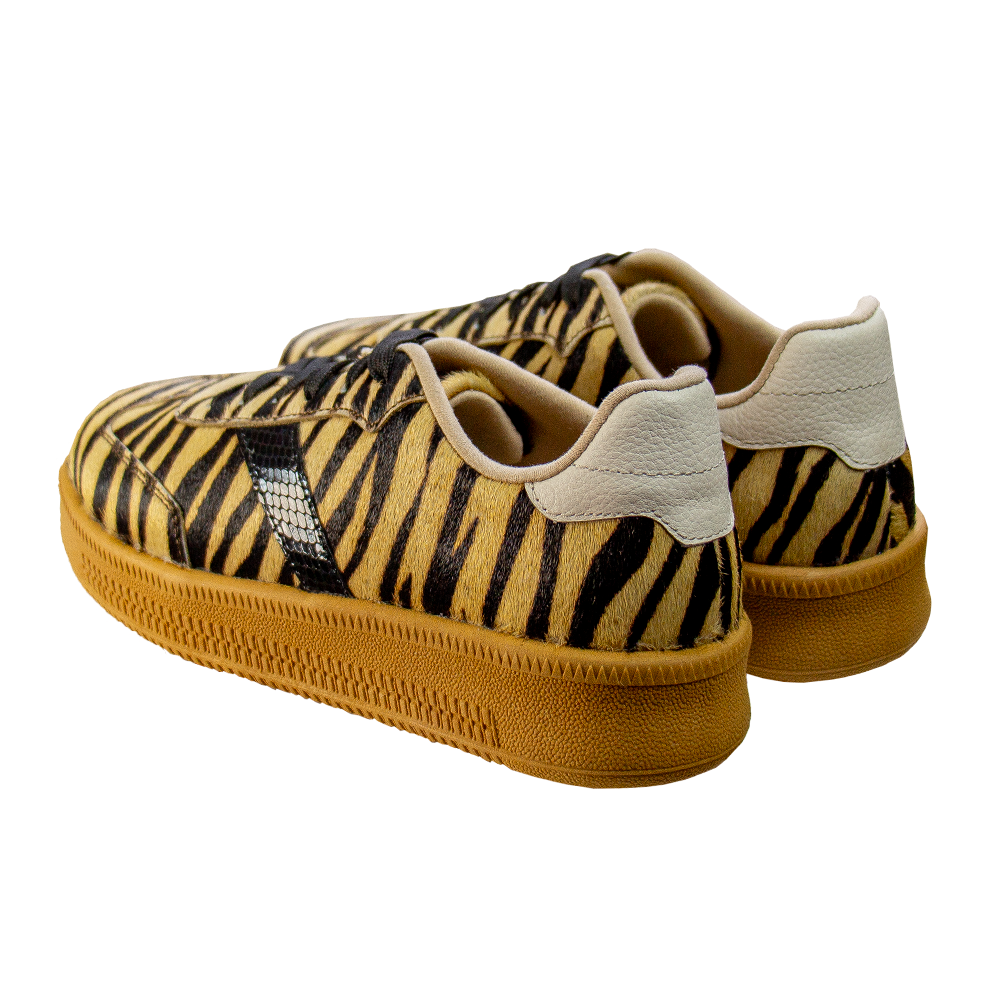 ZAPATILLA PLATAFORMA MUJER CORELLI TIGRESA CUERO PELOS TIGRESA - 5