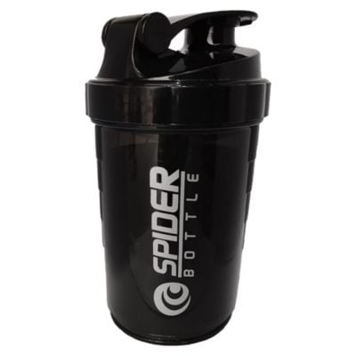 TOMATODO SHAKER SMART 3 CUERPOS 500ML COLOR NEGRO - 2