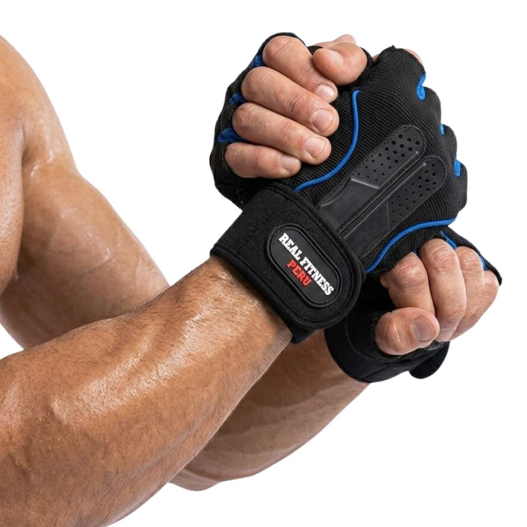 GUANTES REAL FITNESS PERU GYM TALLA M - 1