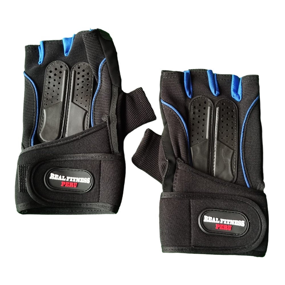 GUANTES REAL FITNESS PERU GYM TALLA M - 3