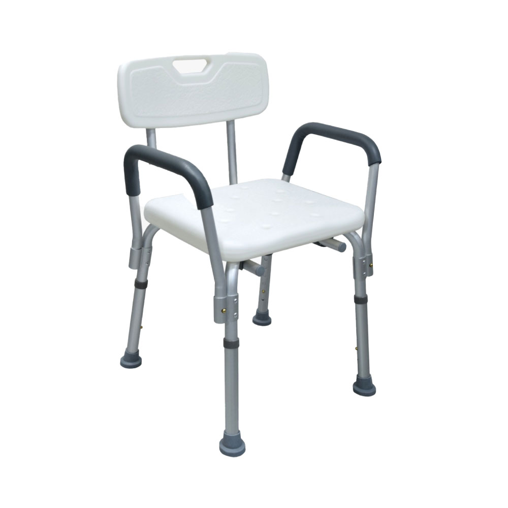 SILLA DE DUCHA CON BRAZOS SIN CORTE - 1