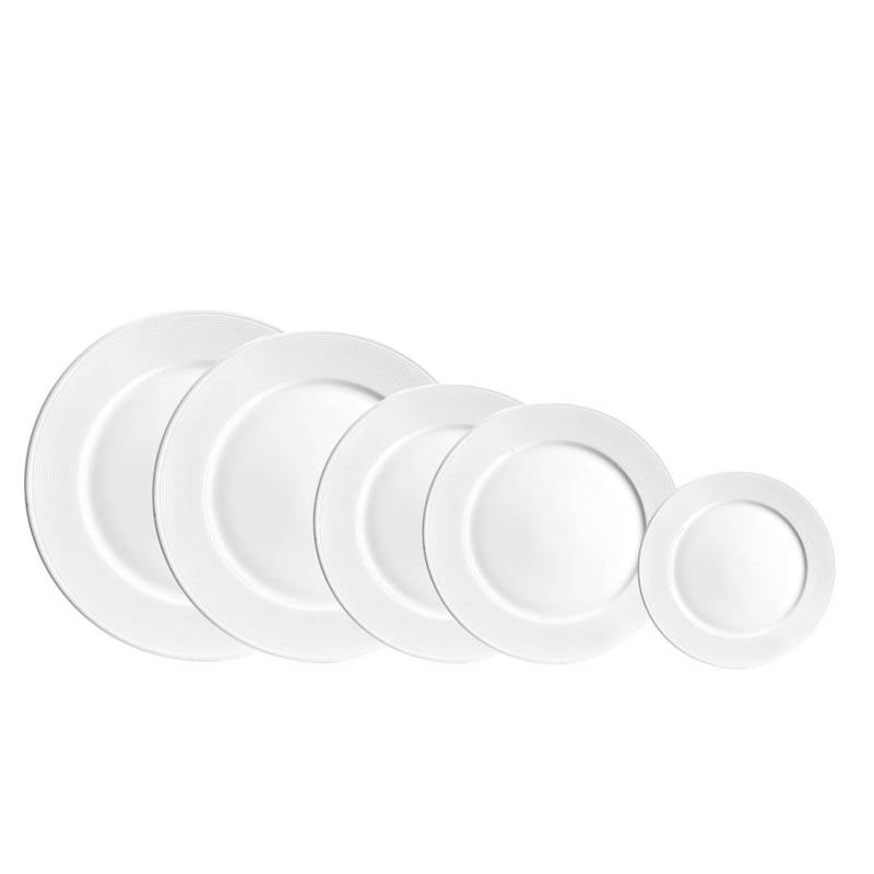 PLATO ESTÁNDAR TENDIDO 27 CM BLANCO - 3