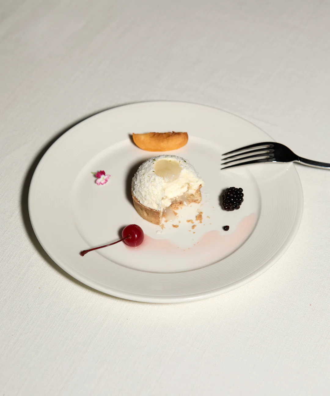 PLATO DE POSTRE O ENTRADA 21 CM BLANCO - 2
