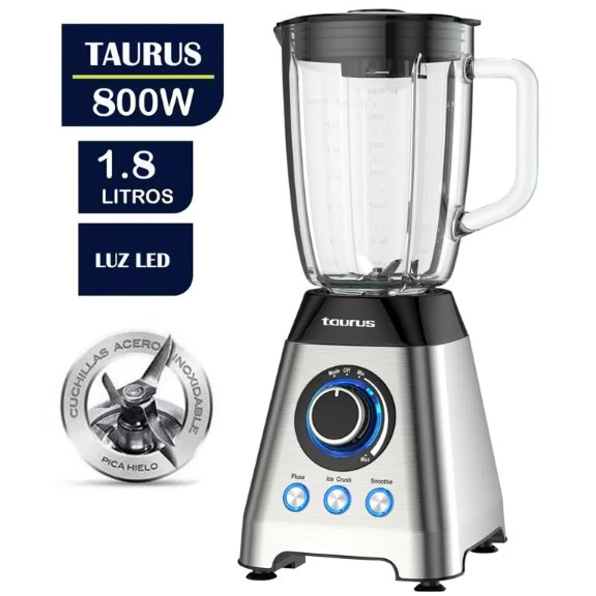 LICUADORA TAURUS EXPERT800 1.8L 800WATTS - 1