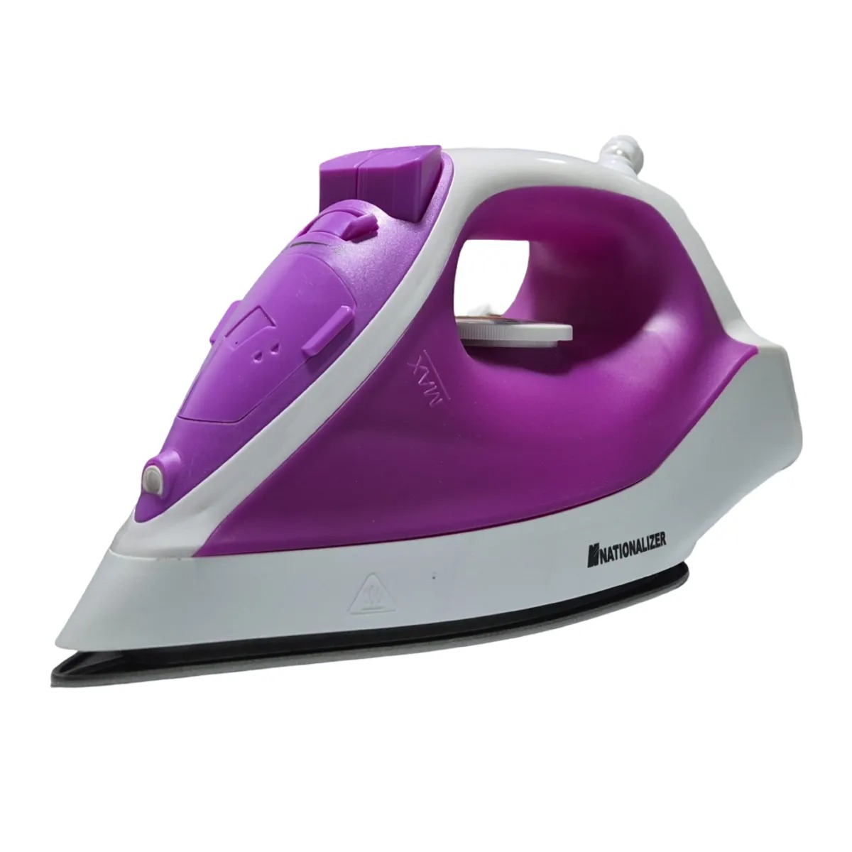 PLANCHA A VAPOR NATIONALIZER NZ-2264 MORADO, CELESTE Y GRIS - 1