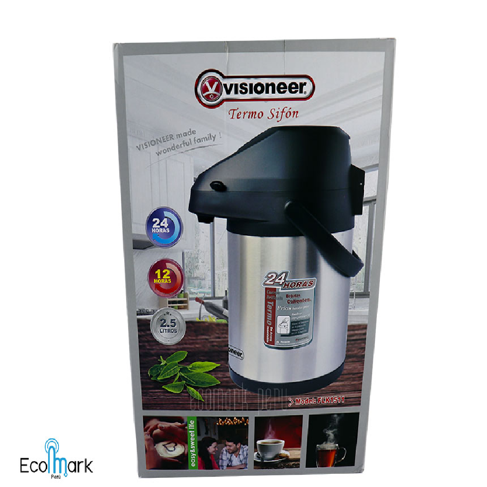 TERMO SIFÓN VISIONEER 2.5 LTS. FLK1511 CERO INOXIDABLE - 2