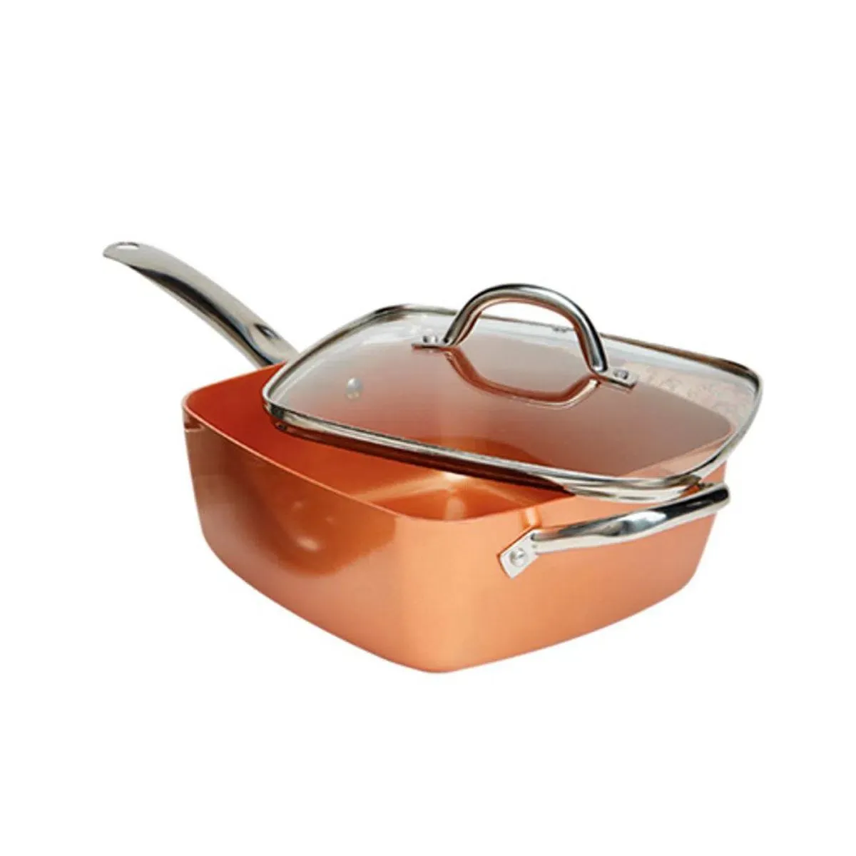 SARTEN CUADRADA ANTIADHERENTE COPPER-PAN - FORTALEZA - 3