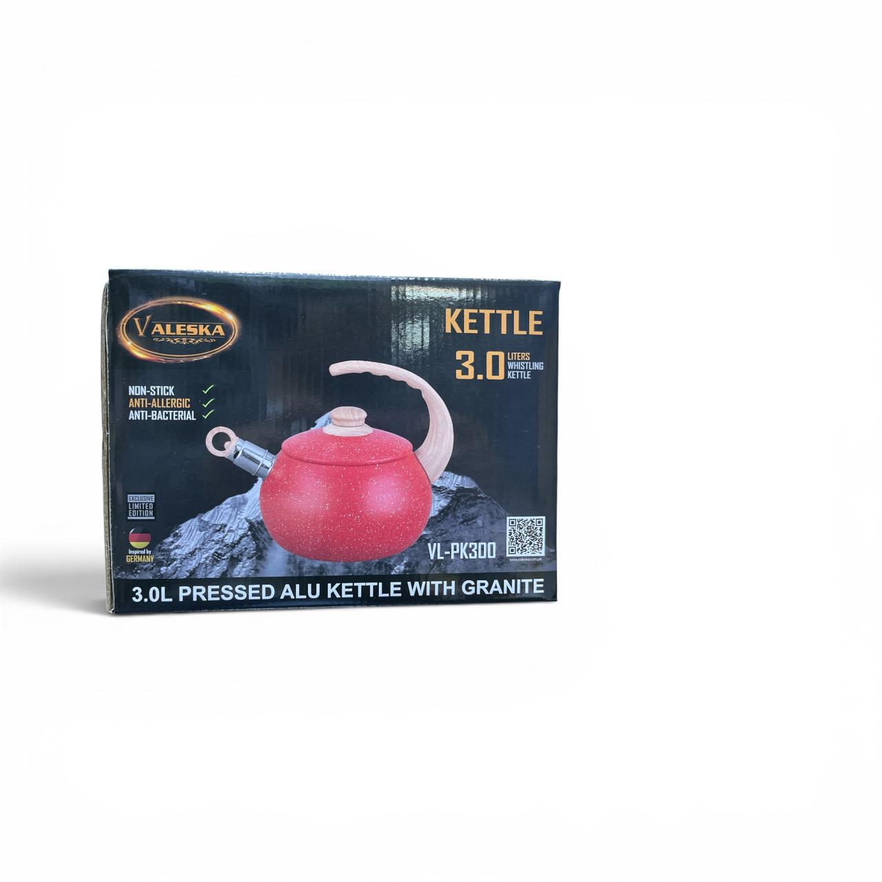 TETERA VALESKA VL-PK300 DE ACERO INOXIDABLE TIPO ROCA VOLCÁNICA DE 3 LITROS VL-PK300 - 2