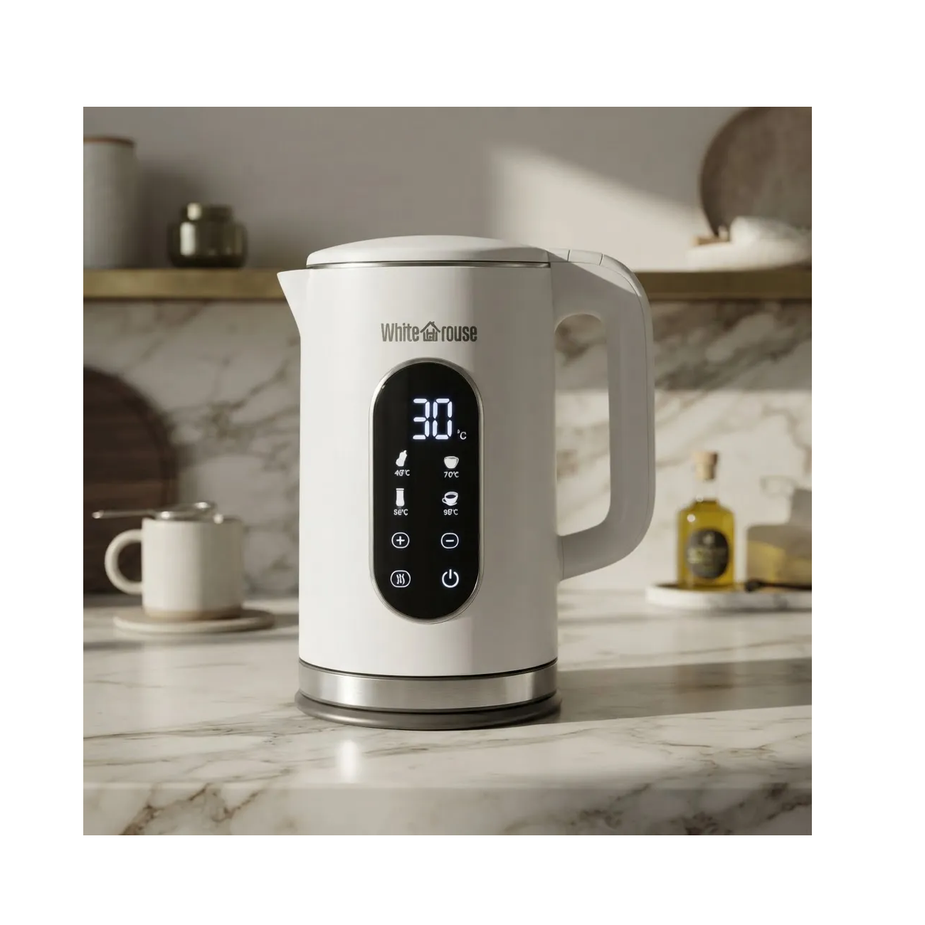 HERVIDOR DIGITAL WHITE HOUSE 2L WH-K11 BLANCO - 2