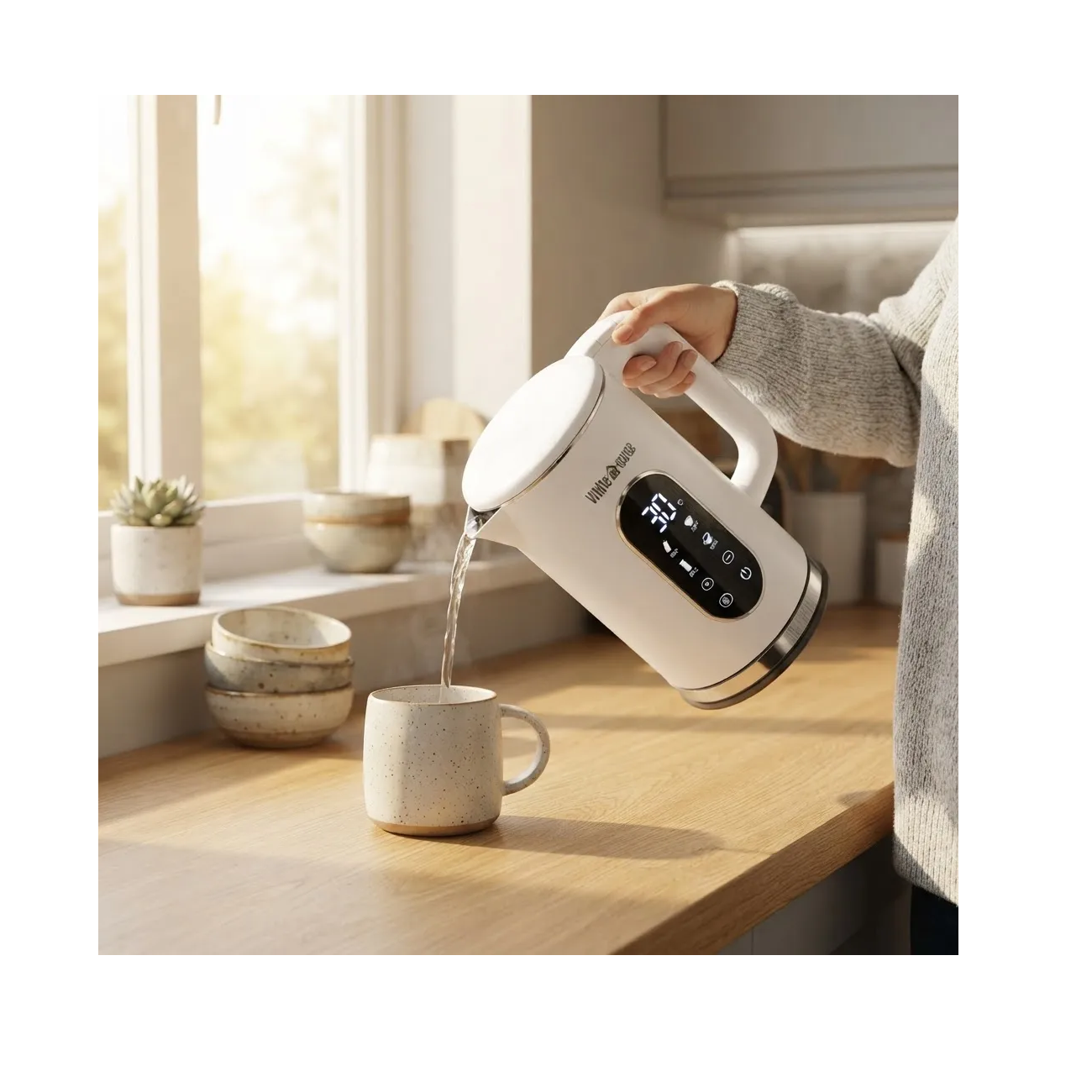 HERVIDOR DIGITAL WHITE HOUSE 2L WH-K11 BLANCO - 3