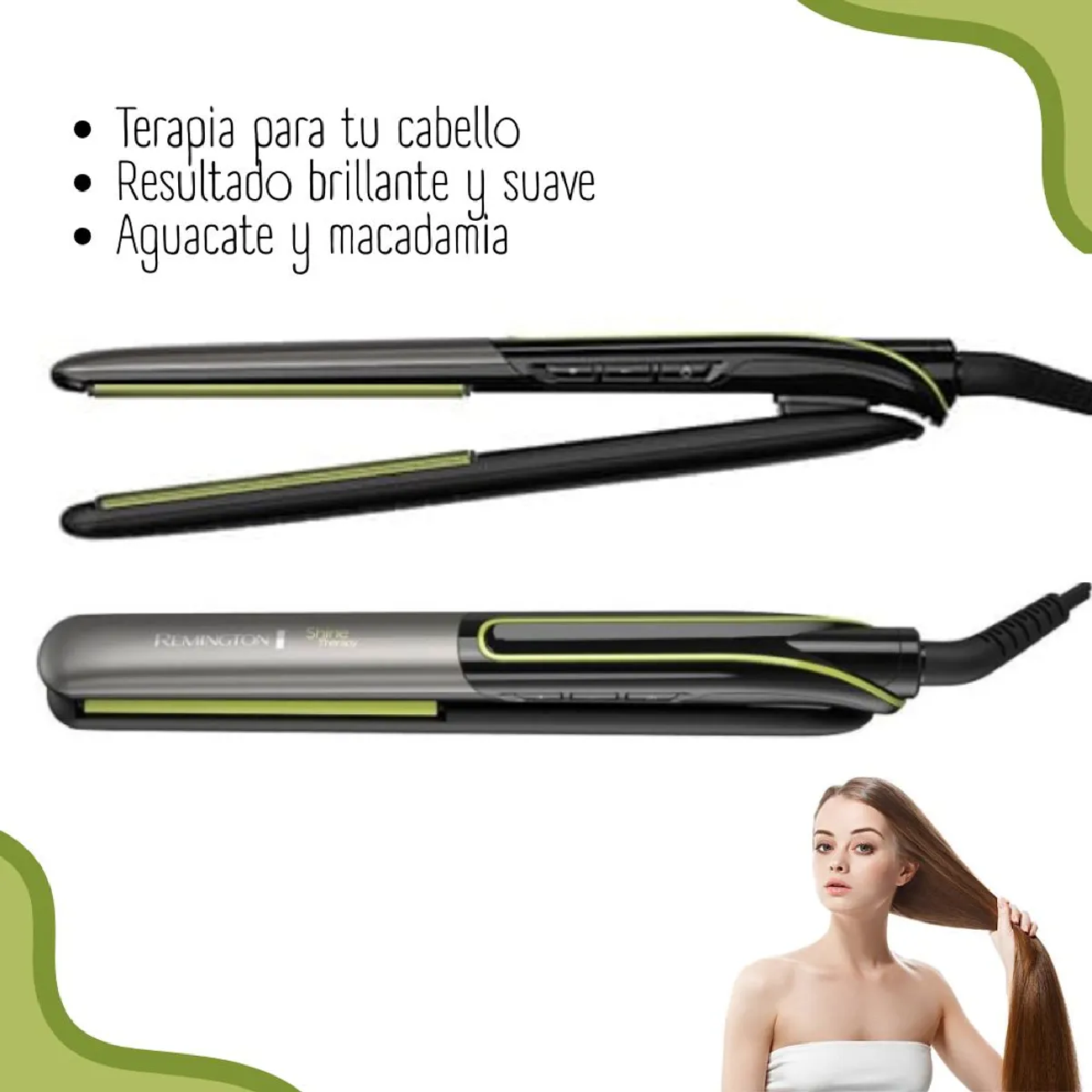 ALISADORA DE CABELLO REMINGTON SHINE THERAPY S12A - 4