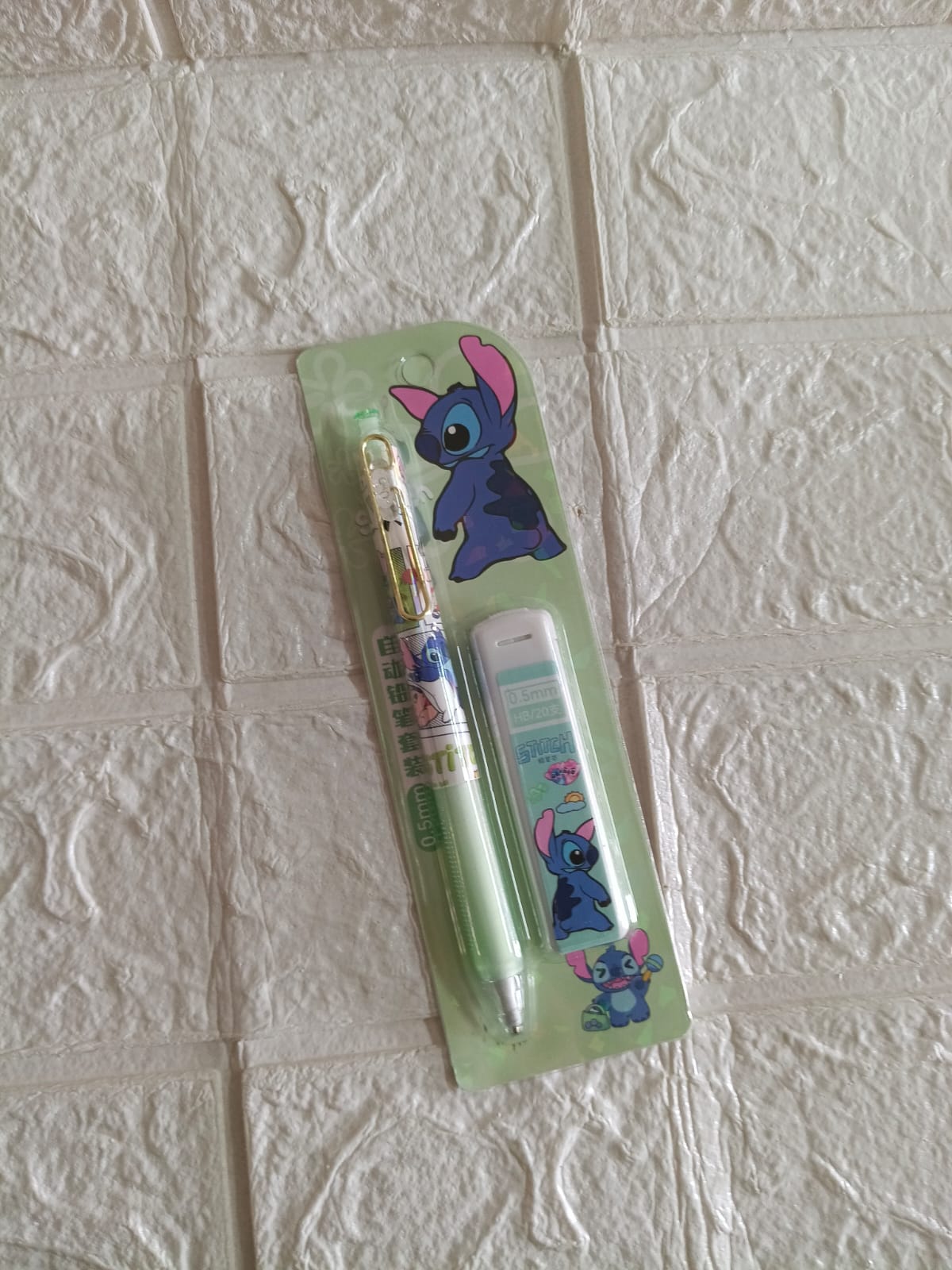 PORTAMINAS DE STITCH - VERDE - 1