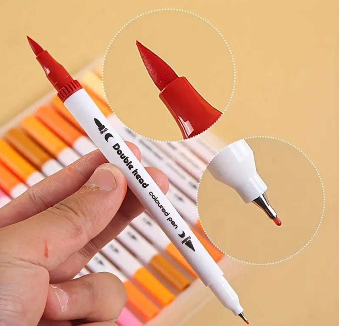 PLUMONES DOBLE PUNTA X 36UND - 4