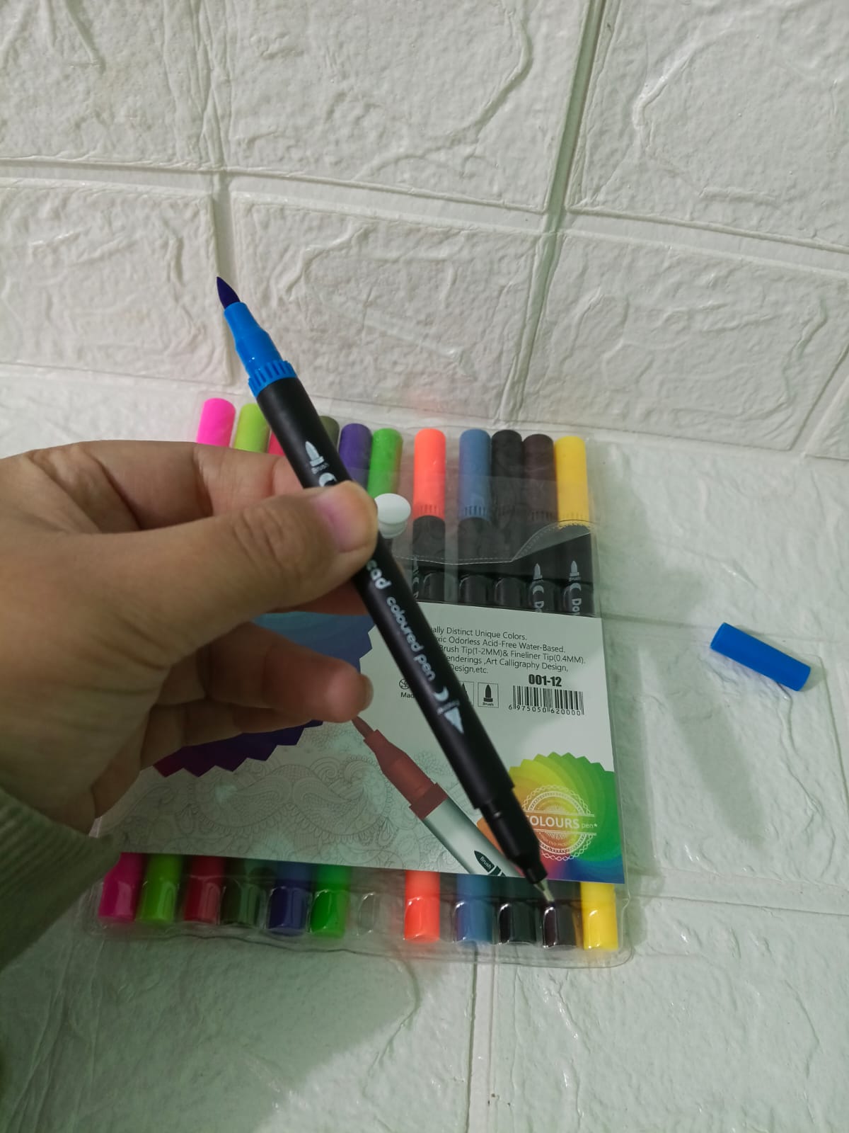 PLUMONES DOBLE PUNTA X 12UND - 2