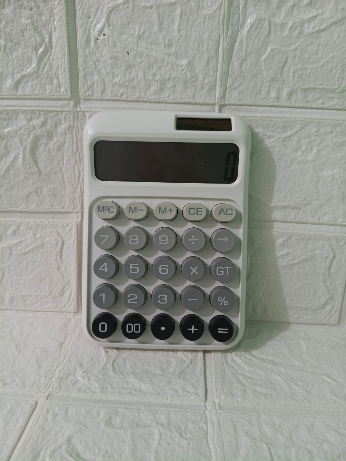 CALCULADORA RETRO GRIS 12 DIGITOS - 1