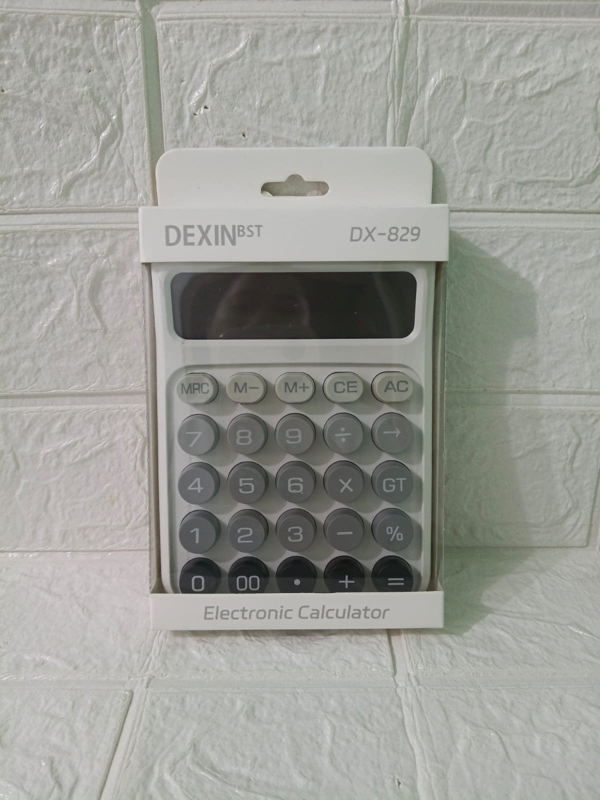 CALCULADORA RETRO GRIS 12 DIGITOS - 2