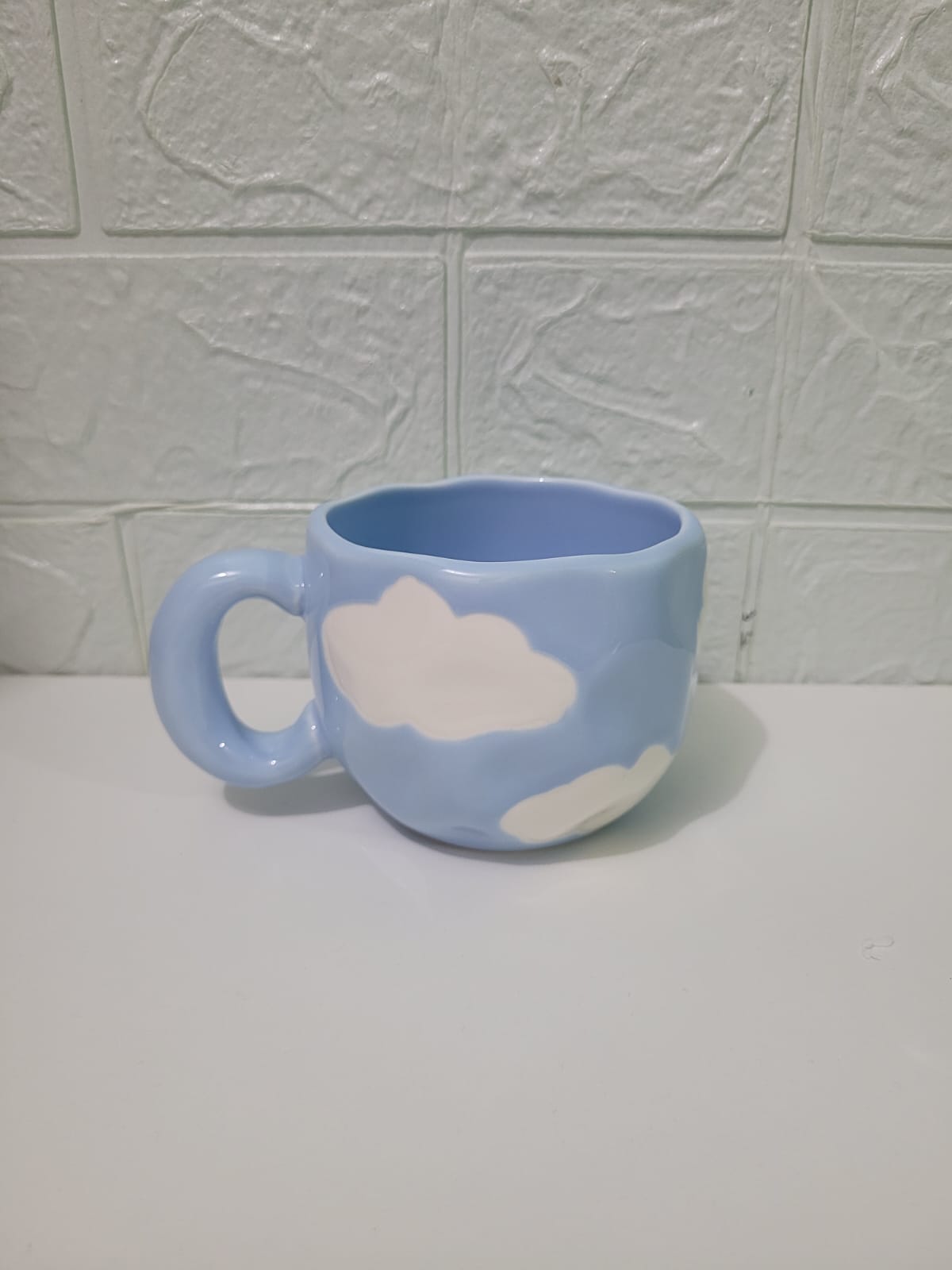 TAZA CELESTE CON NUBES - 2