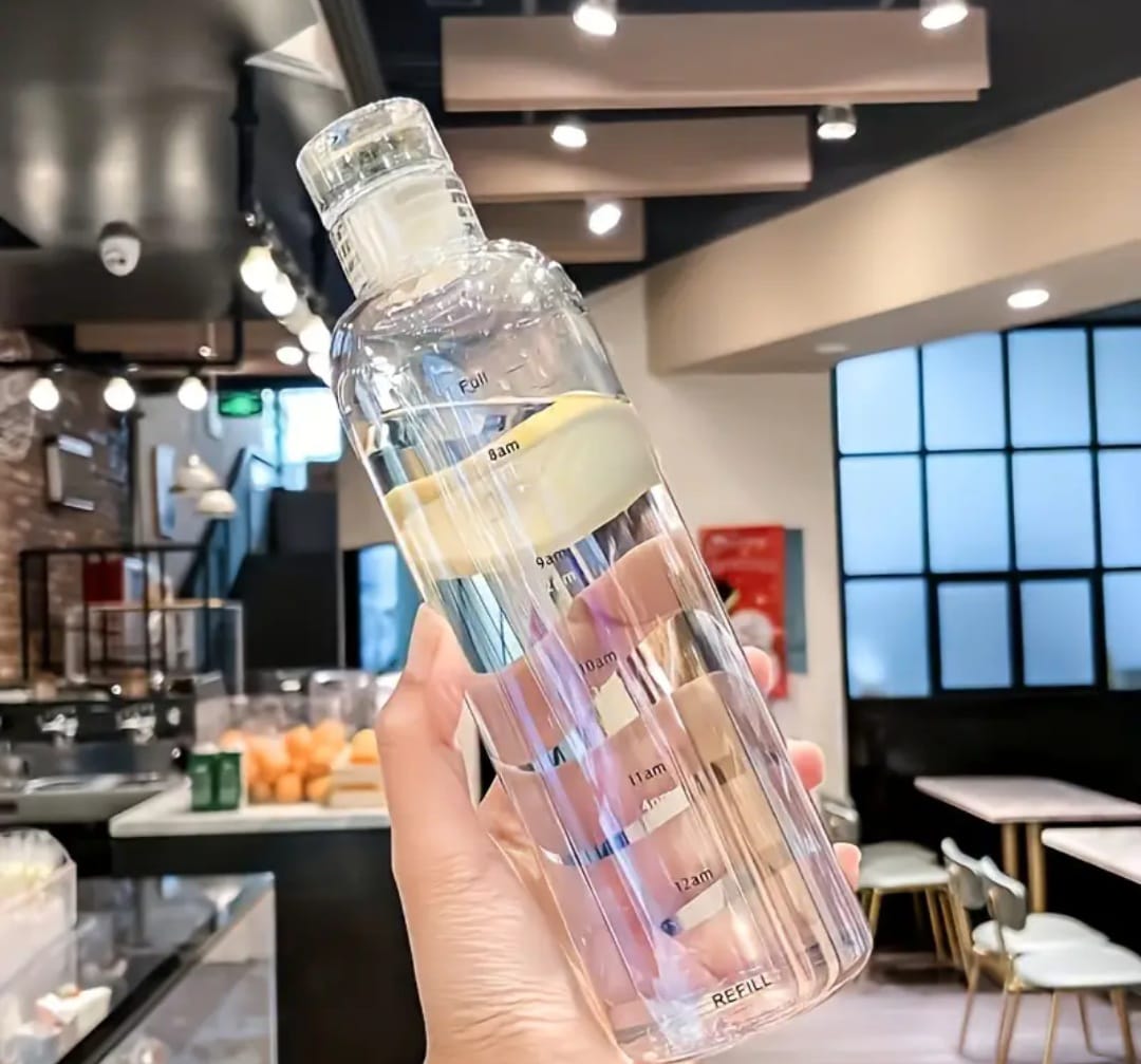 BOTELLA PARA AGUA DE 500 ML EN TONO TRANSPARENTE - 1